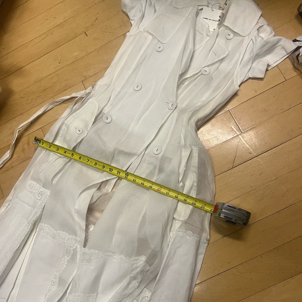 Comme des Garçon TAO linen trench dress M NWT - Picture 11 of 16